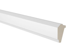 Skugglist Furu Vit 21 x 43 mm - 3,6 m EHL Prolist